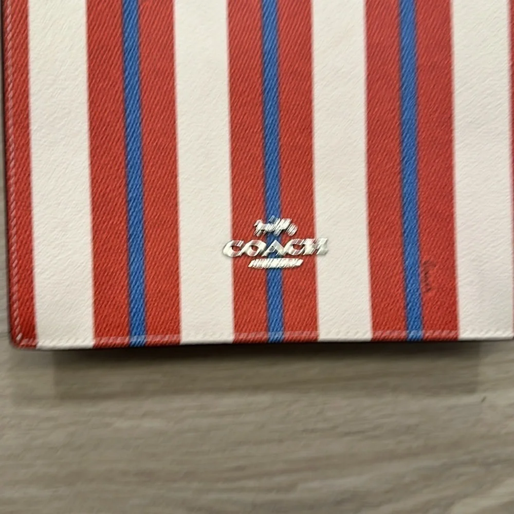 Coach  DYLAN TOTE BAG WITH STRIPE PRINT